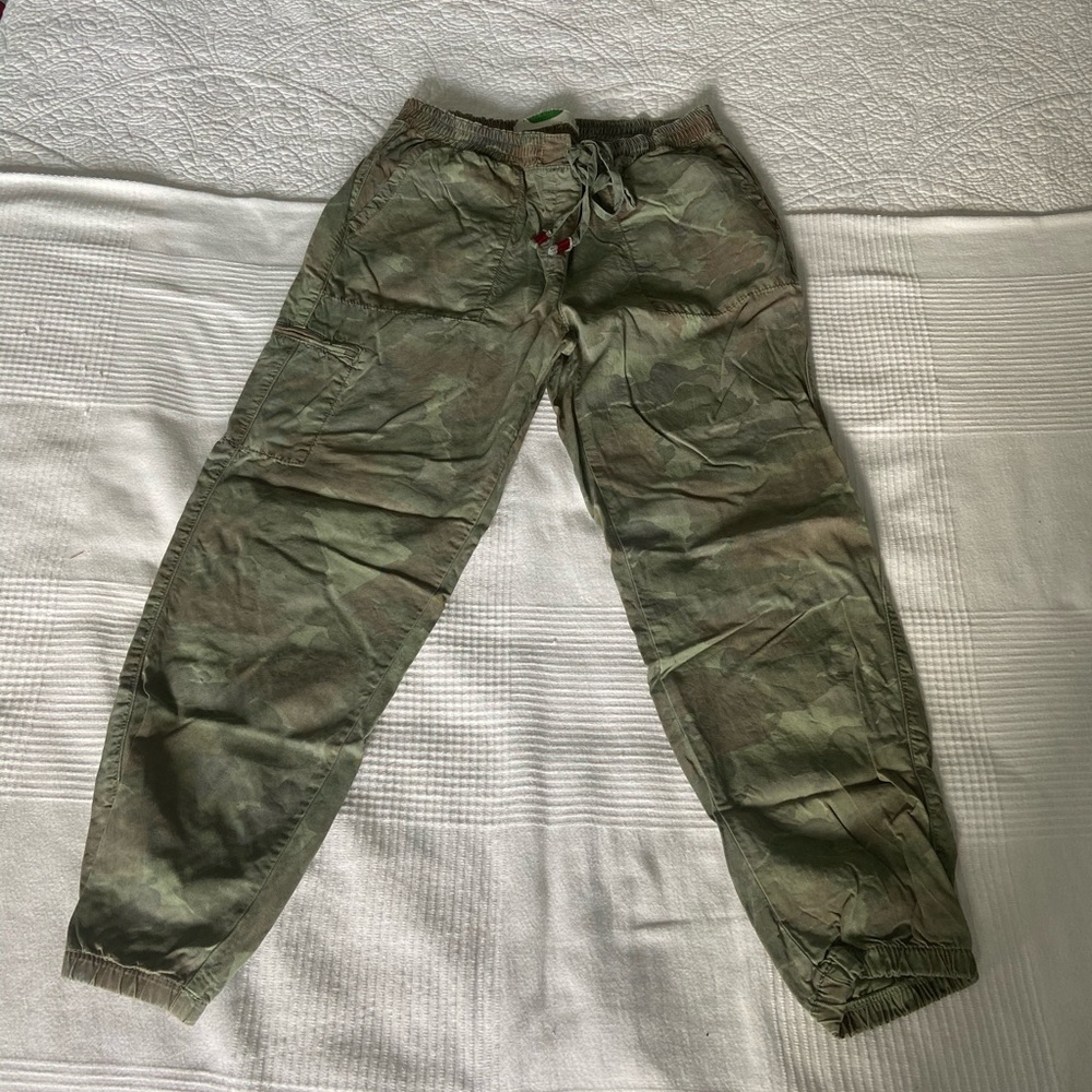 Anthropologie Camo Joggers